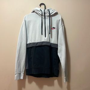 Nike half zip hoodie
